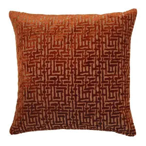 Paoletti Delphi Geometric Jacquard Polyester Filled Cushion