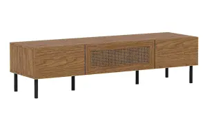 LV51 Mid Oak TV Cabinet Engineered Wood