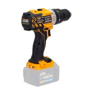 JCB 18BLCD-B 18V Brushless Combi Hammer Drill Metal Chuck 2 Speed Bare + Inlay