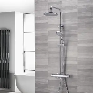 Aqualisa Sierra Gloss Chrome effect Rear fed Mixer Shower