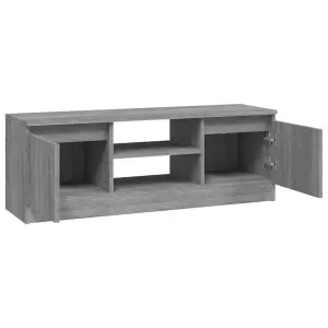 vidaXL TV Cabinet with Door Grey Sonoma 102x30x36 cm