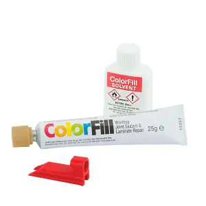 Unika ColorFill Dark rustic brown Worktop Sealant, 25ml