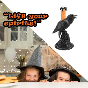 Flameless Halloween Crow Candle Halloween Party, Trick or Treat  Orange