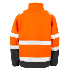 Result Safeguard Mens Printable Safety Softshell Jacket