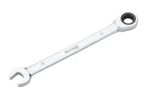 Blue Spot Tools - 11mm Chrome Vanadium Ratchet Spanner Fixed Head