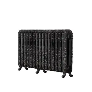 Arroll Daisy Cast iron Silver 15 Column Radiator, (W)1009mm x (H)597mm