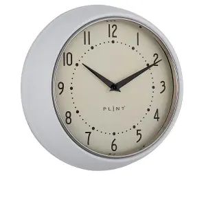 Clocks - Metal/Glass - L23 x W7 x H23 cm - White