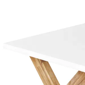 Garden Table Concrete White OLBIA