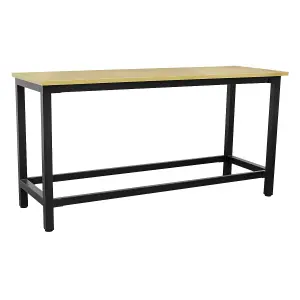 Sealey Workbench 1.8 Meters Steel With 25mm MDF Wood Top Worktop 500kg AP0618