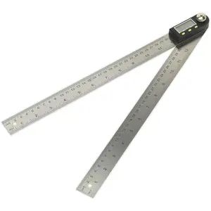 300mm Digital Angle Rule - Digital Display - Metric & Imperial - Angle Finder