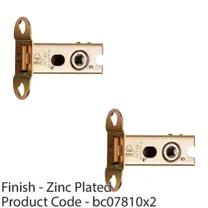 2 PACK - 3 Inch Tubular Deadbolt - BODY ONLY - Bathroom Turn & Release Lock