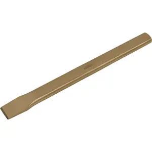 Non-Sparking Flat Chisel - 25mm x 300mm - Precision Cast Beryllium Copper Tool