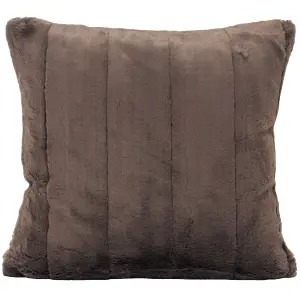 Paoletti Empress Faux Fur Polyester Filled Cushion