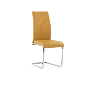 Larkson Upholstered Dining Chair Mustard