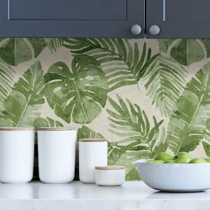 NuWallpaper NU3670 Tortola Peel & Stick Wallpaper, Green