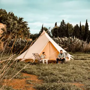 4m Bell Tent Plus - Canvas Lite 200 - Sandstone