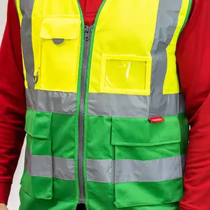 Timco - Hi-Visibility Executive Vest - Yellow & Green (Size Small - 1 Each)