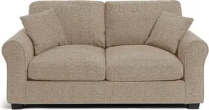 Argos Home Lisbon Fabric 2 Seater Sofa Bed - Beige