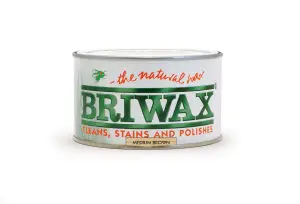 Briwax Toluene Free - Medium Brown 370g