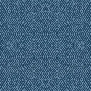 Galerie Botanica Blue Ikat Smooth Wallpaper