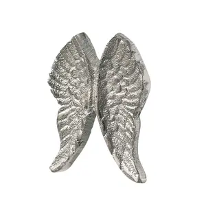 Melody Maison Metallic Silver Angel Wings Drawer Knob