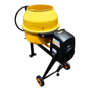 RocwooD Heavy Duty Electric Cement Concrete Mixer 140L Drum 550W