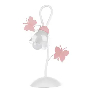 Luminosa Butterfly Glass Table Lamp, Glass Shade