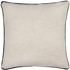 Paoletti Delphine Floral Piped Polyester Filled Cushion