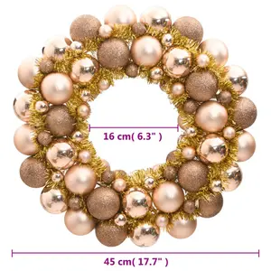 Plastic Wall Decor Rose Gold