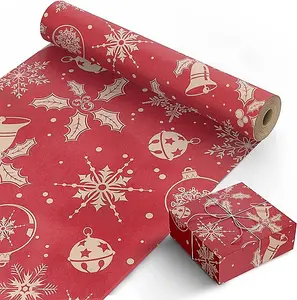 KEPLIN Wrapping Paper Roll Multipurpose Wrapping Paper for Gifts, Arts & Crafts Projects (44.5cm x 25m)