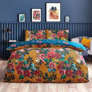 furn. Nadya Floral Reversible Duvet Cover Set