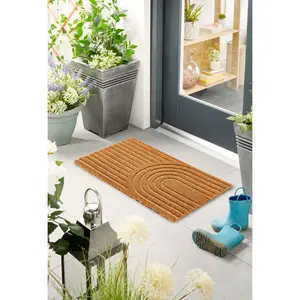 Coir W45 x L75 cm Non-Slip Indoor Outdoor Door Mat