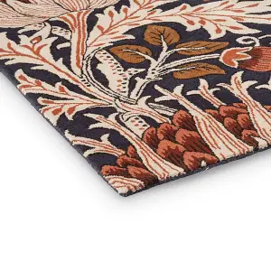 William Morris 127103 Amber Artichoke Runner Rug For Hallway - Long 67x230cm