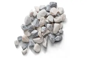 Frozen Pink Bulk Bag 850 kg - 20-40 mm Pink/White/Grey Premium Pebbles - L10 x W10 x H8 cm