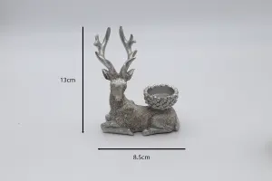 2pc Stag Tealight Candle Holders