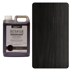 Littlefair's - Indoor Wood Stain - Black Ebony - 25 LTR