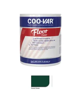 CooVar Floor Paint - Forest Green - 5 Litre