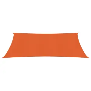 Berkfield Sunshade Sail 160 g/m2 Orange 2.5x3.5 m HDPE