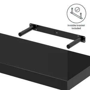 GoodHome Cusko Rectangular Floating shelf (L)60cm x (D)23.5cm