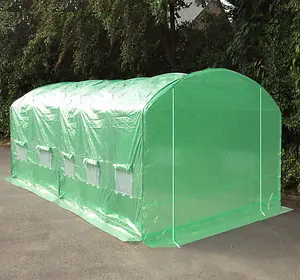 6m x 3.5m + Ground Anchor Kit (20' x 11.5' approx) Pro Max Green Poly Tunnel