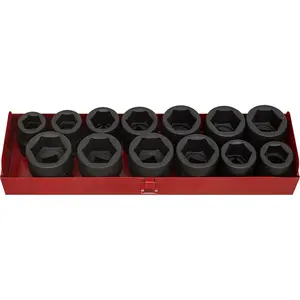 Premium 13 Piece Impact Socket Set - 3/4" Drive for Professional & DIY Use