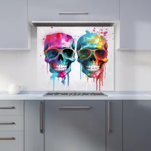 Splashart Happy Skeletons Kitchen Splashback