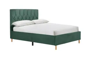 Birlea Loxley Small Double Bed Frame In Green