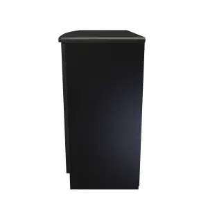 Harrow 3 Door Sideboard in Black Gloss (Ready Assembled)