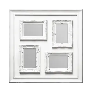 Maison by Premier 4 Photo White Plastic Multi Photo Frame