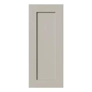 Tydeman Matt pebble Shaker Base/wall Cabinet door (W)300mm (H)720mm (T)20mm