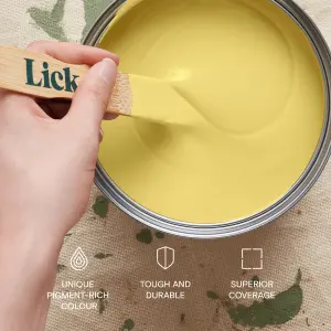 Lick Yellow 06 Matt Emulsion paint, 2.5L