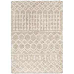 NOUR Boho Shaggy Area Rug 130 x 170 cm