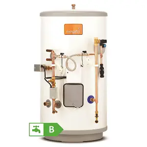 Heatrae Sadia Megaflo Eco SystemReady 125SB Indirect Unvented Hot Water Cylinder 95050497