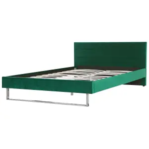 Velvet EU Super King Size Bed Green BELLOU